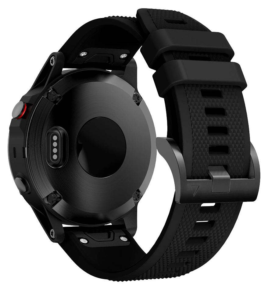 Adley Silikone Rem til Garmin Fenix 5 / 5 Plus / 6 / 6 Pro / Chronos