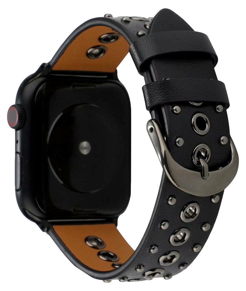 Punk Læder Rem til Apple Watch 5 - 44mm