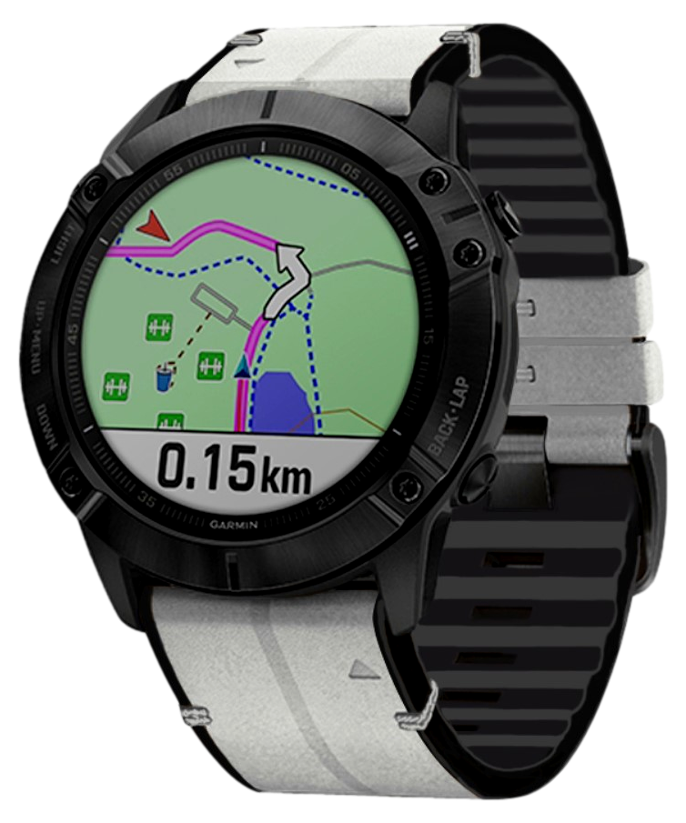 Læder rem til Garmin Fenix 3 / 3 HR / 5X / 5X Plus / 6X / 6X Pro