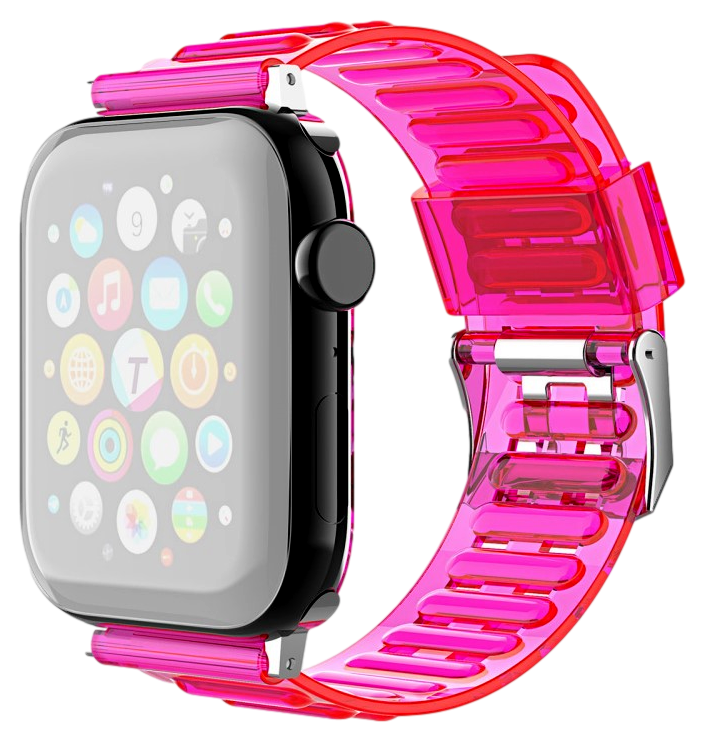 Manino Silikone Rem til Apple Watch 42mm & 44mm-Pink