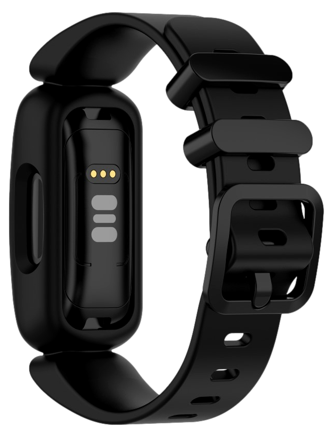 TPE Gummi Rem til Fitbit Ace 3-Sort