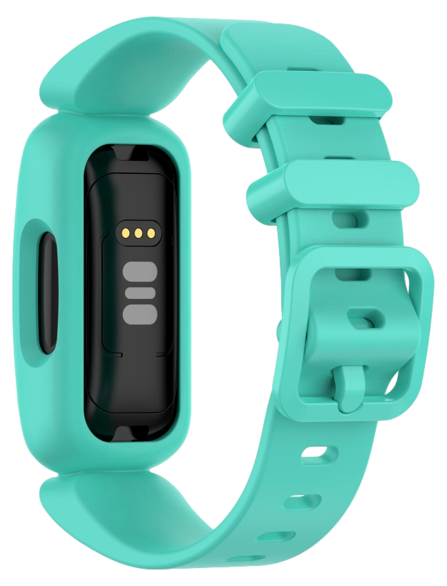 TPE Gummi Rem til Fitbit Ace 3-Lyseblå