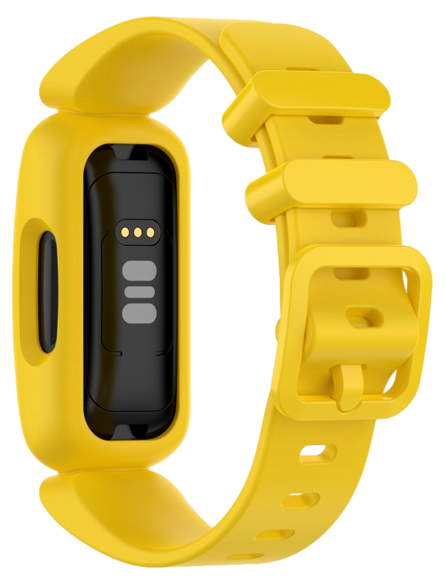 TPE Gummi Rem til Fitbit Ace 3-Gul