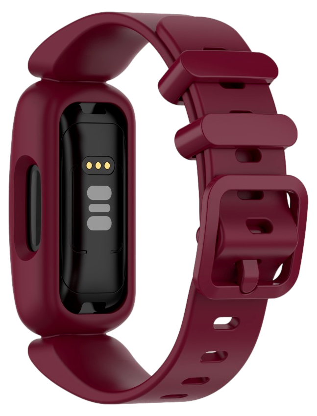 TPE Gummi Rem til Fitbit Ace 3-Rød