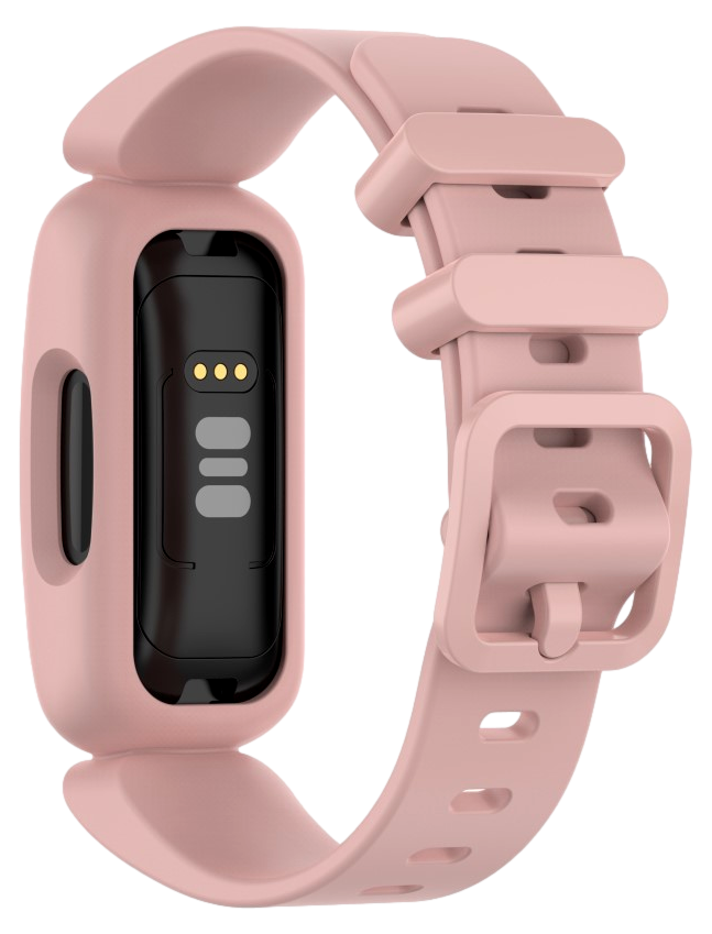 TPE Gummi Rem til Fitbit Ace 3-Lyserød