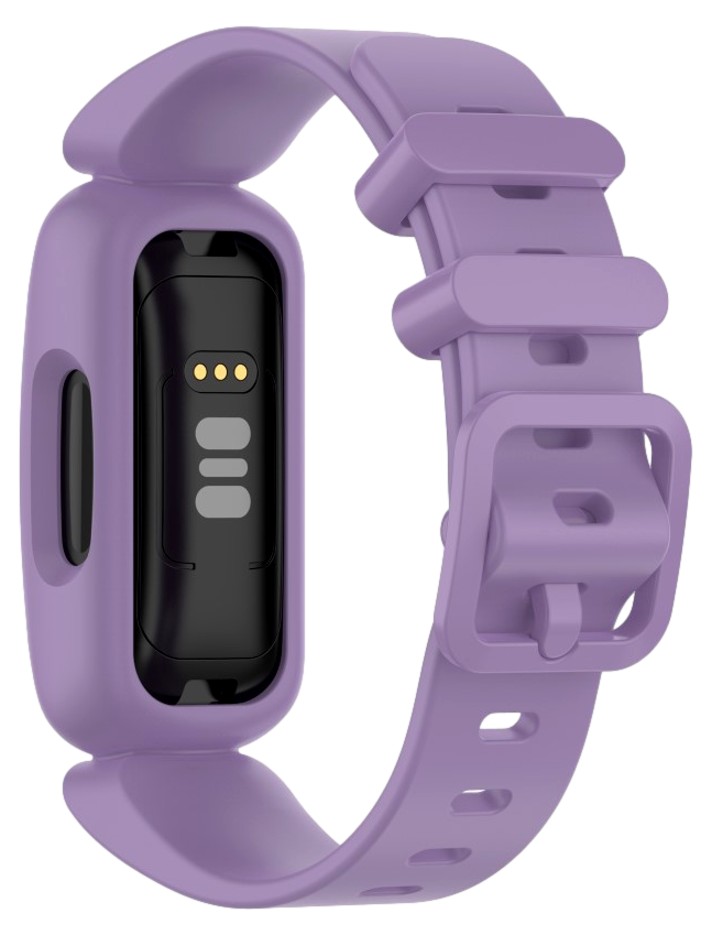 TPE Gummi Rem til Fitbit Ace 3-Lilla