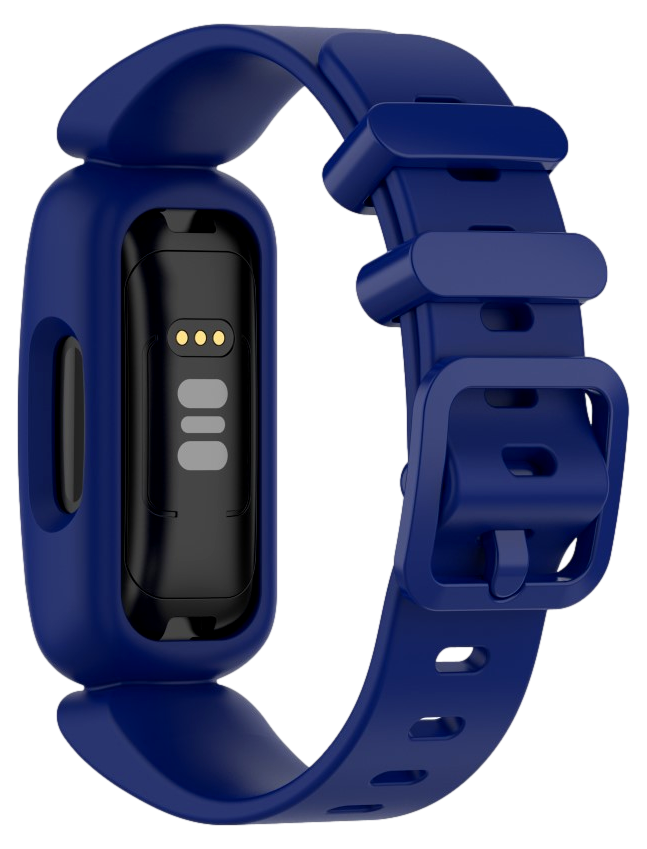 TPE Gummi Rem til Fitbit Ace 3-Mørkeblå
