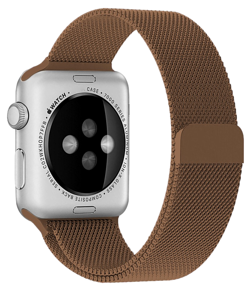 Mesh urlænke i rustfrit stål til Apple Watch-Brun-42 / 44 mm
