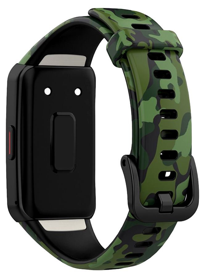 Maoui Silicone Rem til Huawei Band 6 / Honor Band 6-Camouflage