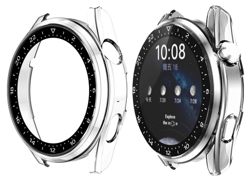 Cover m. Beskyttelsesglas til Huawei Watch 3