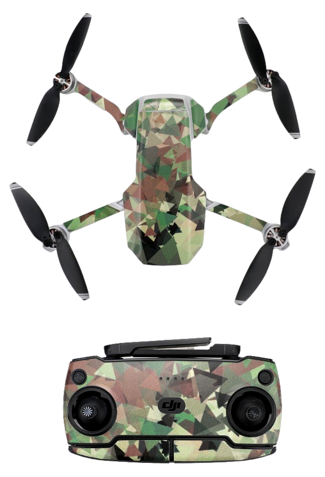 10: Skin / Klistermærke til DJI Mavic Mini-Grøn