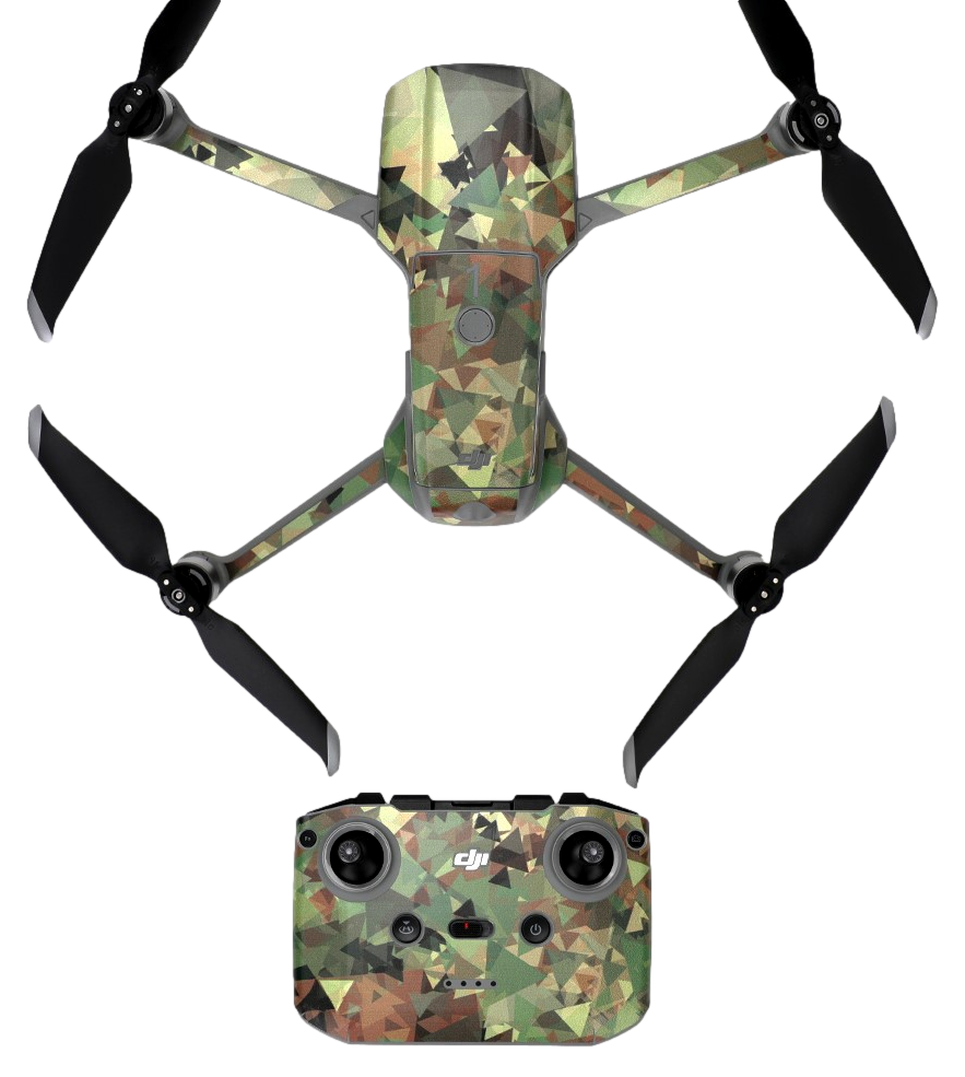 4: Skin / Klistermærke til DJI Mavic Air 2-Camouflage