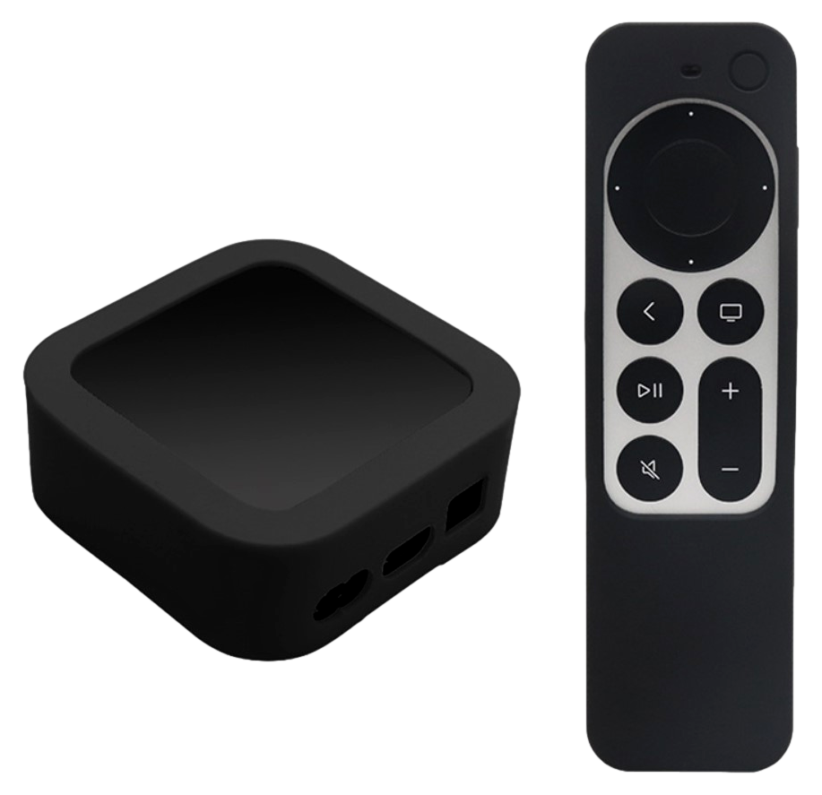 2-Pak Silikone Cover til Apple TV Remote + Boks (2021)