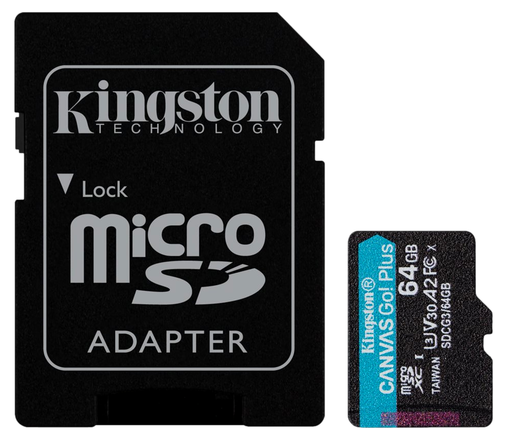 Kingston Canvas Go! MicroSD inkl. Adapter