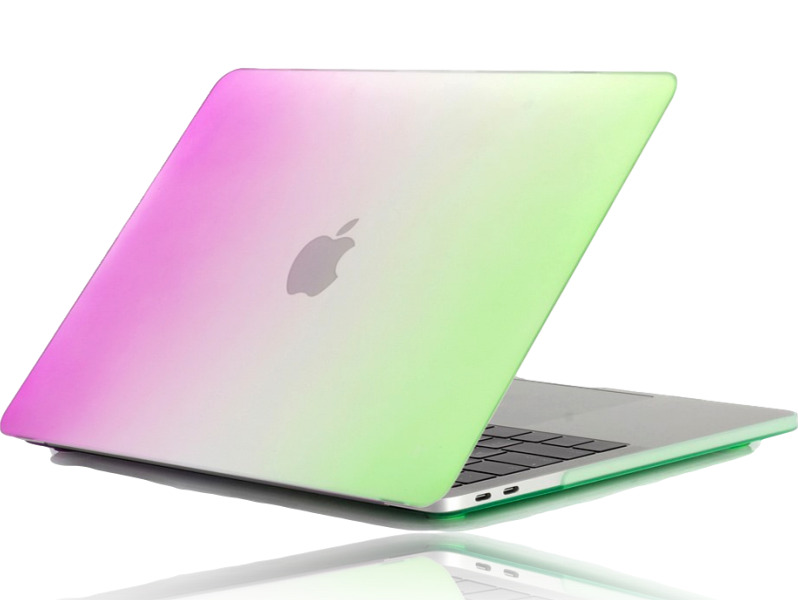 Mermaid Cover til Macbook Pro 13" M1 2020 (A2338) - Pink & Grøn