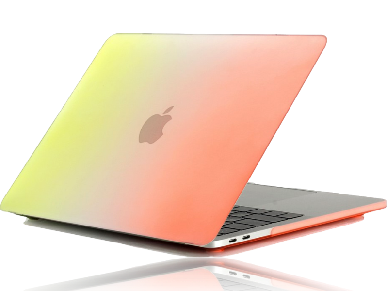 Mermaid Cover til Macbook Pro 13" M1 2020 (A2338) - Gul & Orange