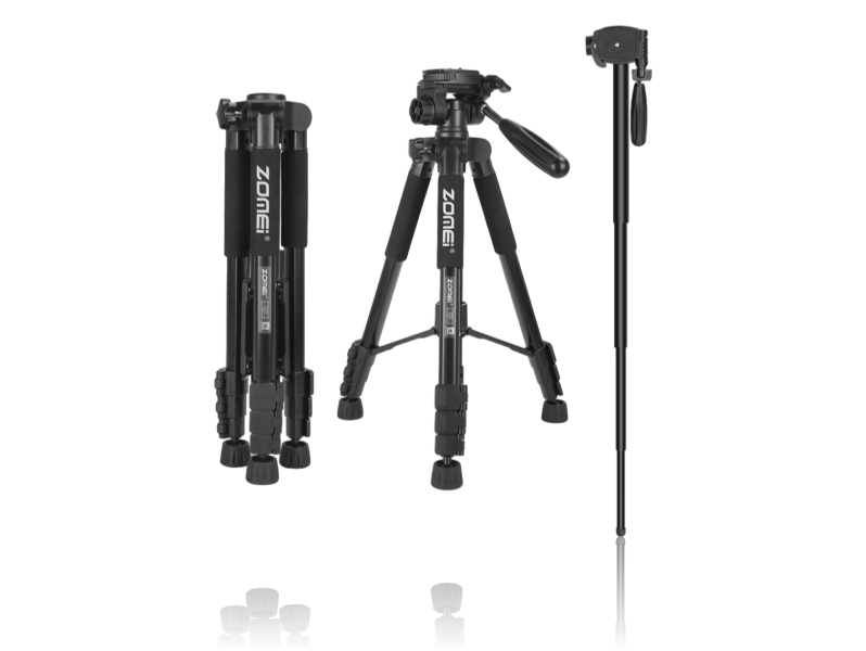 2-i-1 Tripod / Monopod Stativ til Kamera (47-143cm)