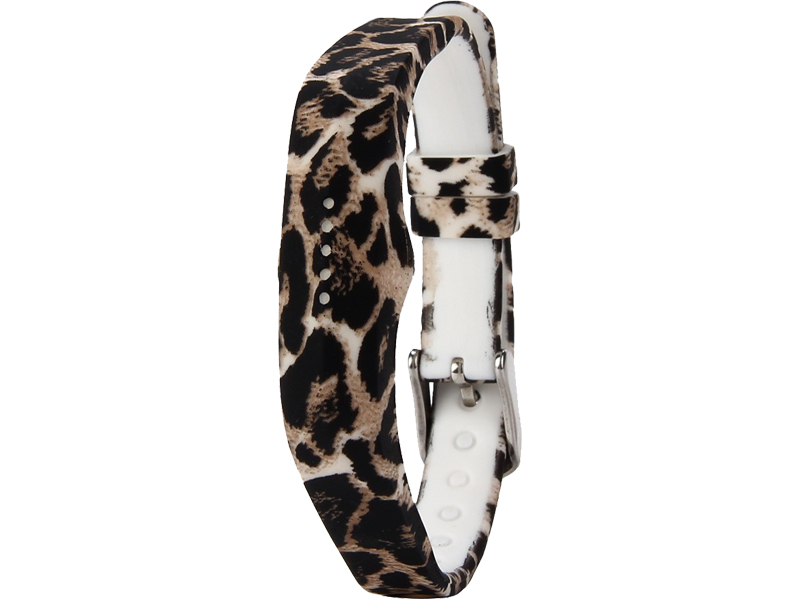 Mønstret Silicone Rem Til Fitbit Flex 2-Leopard Fitbit Flex 2