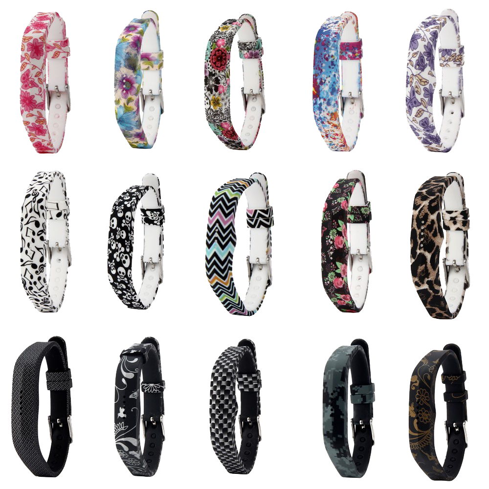 Mønstret Silicone Rem Til Fitbit Flex 2 Fitbit Flex 2