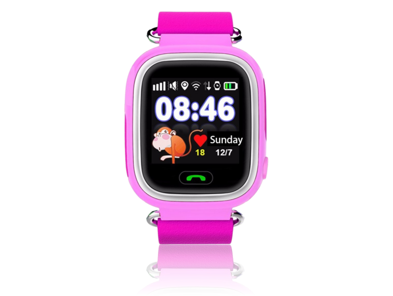 GPS Smartwatch til Børn m/ WiFi-Pink