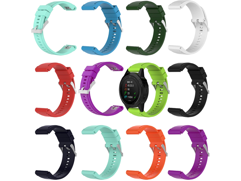 Silicone Rem Til Garmin Fenix 3 / 3 Hr / 5X / 5X Plus / 6X / 6X Pro Garmin Fenix 5X / 5X Plus