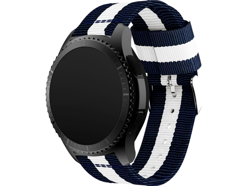 Catania rem i nylon til Samsung Gear S3 / Galaxy Watch 46mm-Blå