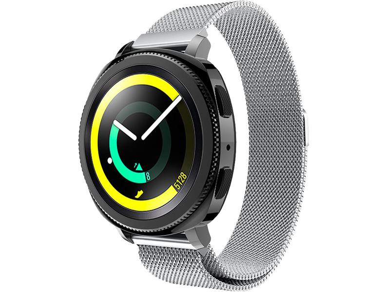 Mesh rem til Samsung Galaxy Watch Active 2 40/44mm-Sølv