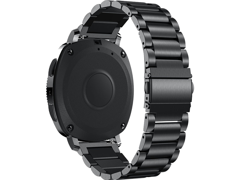 Bolzano rem til Samsung Gear S2 Classic / Sport / Galaxy Watch 42mm-Sort