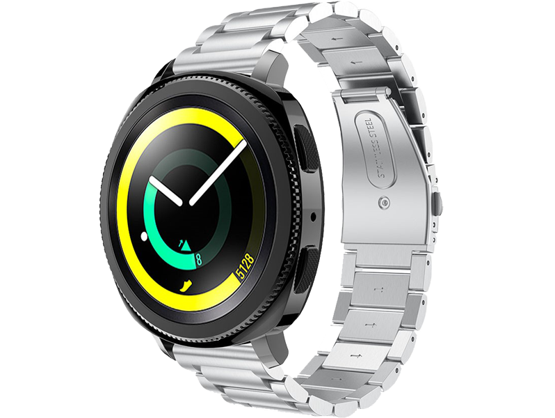 Bolzano rem til Samsung Galaxy Watch Active 2 40/44mm-Sølv