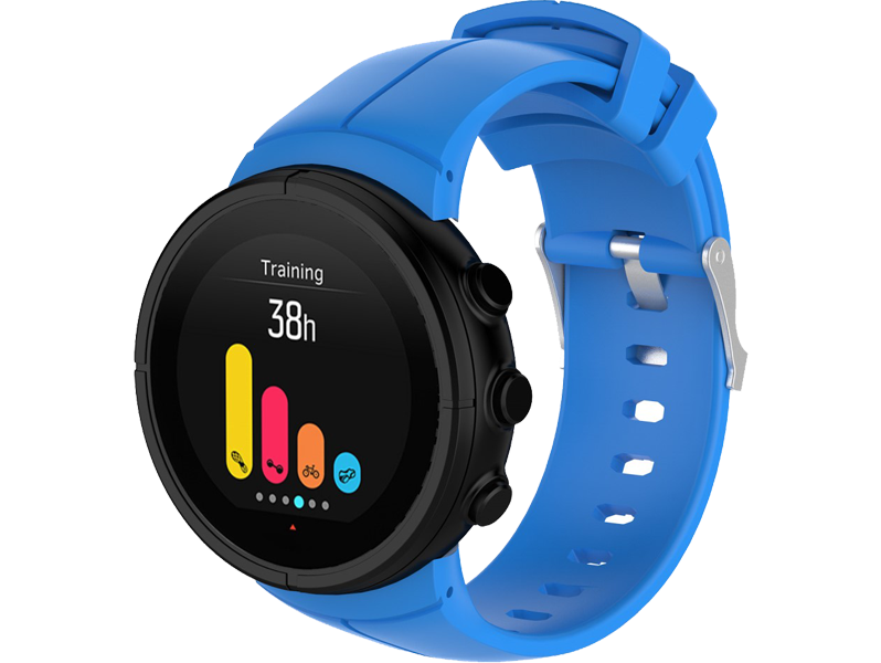 Silicone Rem Til Suunto Spartan Ultra-Blå Suunto Spartan Ultra