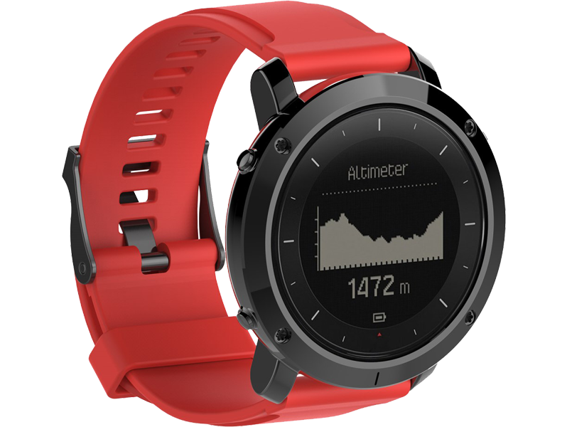 Silicone Rem Til Suunto Traverse / Suunto 7 / Suunto 9 / 9G-Rød Suunto Traverse