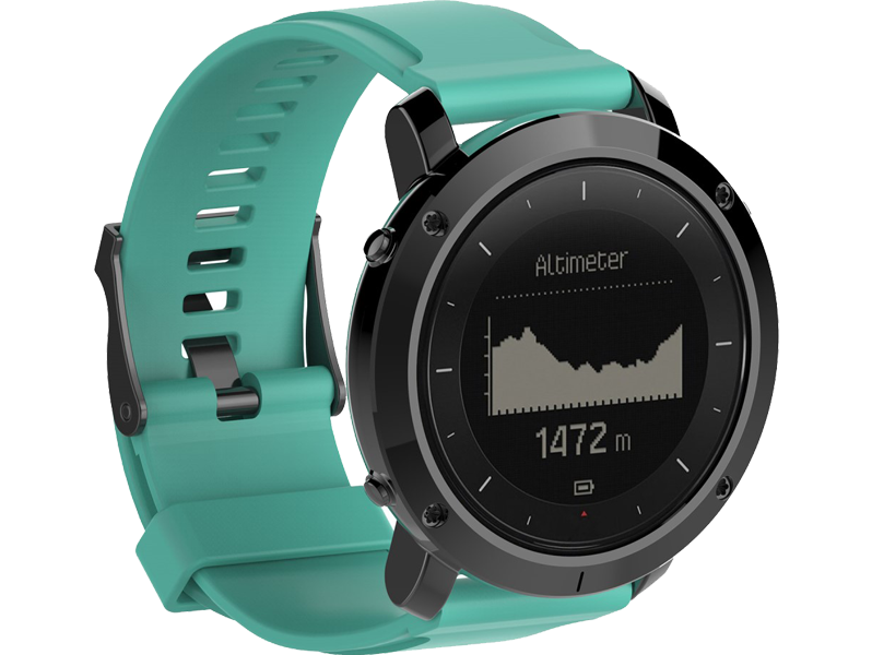 Silicone Rem Til Suunto Traverse / Suunto 7 / Suunto 9 / 9G-Lyseblå