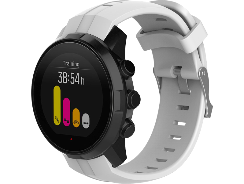 Silicone Rem Til Suunto Spartan Sport-Hvid Suunto Spartan Sport