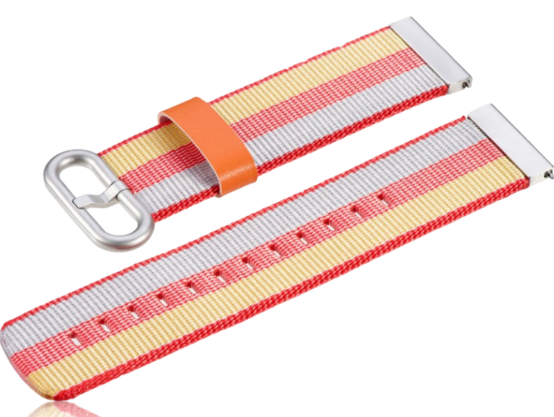Pesaro Rem I Nylon Til Garmin Vivoactive 4-Pink Garmin Vivoactive 4