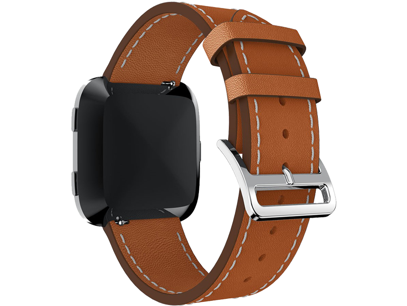 Evermart Terni Rem Til Fitbit Versa / Versa Lite / Versa 2-Brun Fitbit Versa / Versa Lite