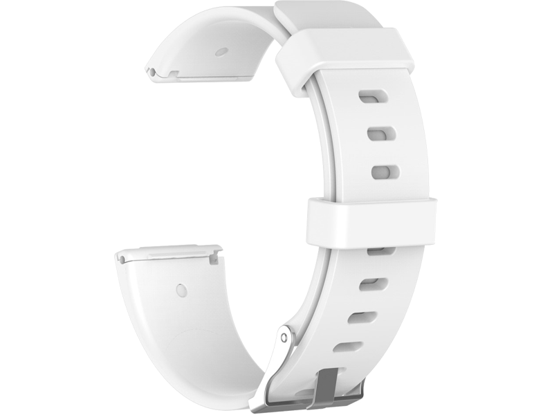 Silicone Rem Til Fitbit Versa / Versa Lite / Versa 2-Hvid Fitbit Versa / Versa Lite
