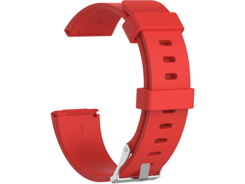 Silicone Rem Til Fitbit Versa / Versa Lite / Versa 2-Rød Fitbit Versa / Versa Lite