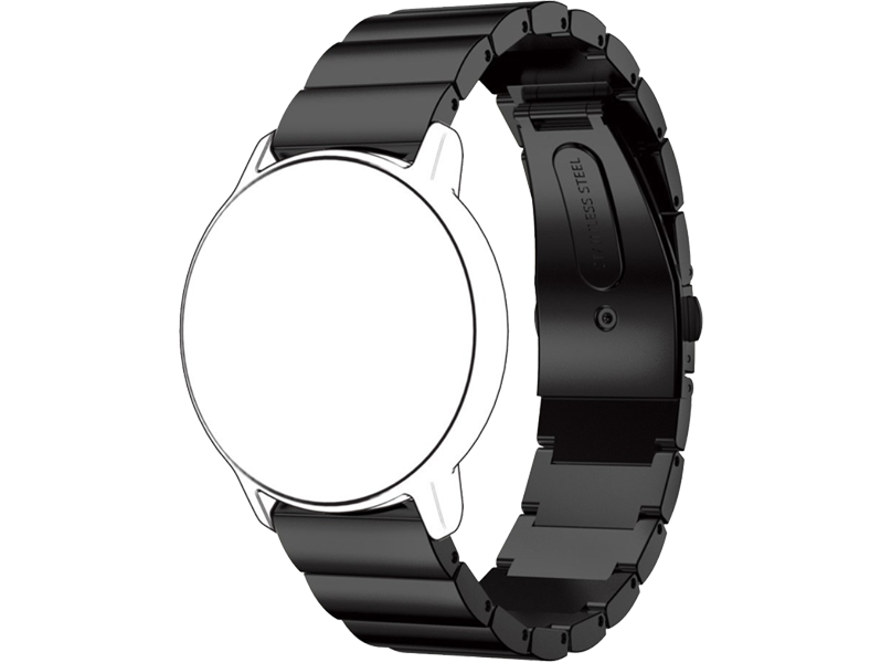 Arezzo rem til Samsung Galaxy Watch Active 2 40/44mm-Sort