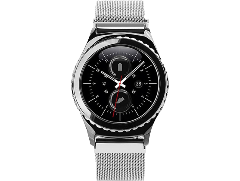 Cuneo rem til Samsung Galaxy Watch Active 2 40/44mm-Sølv