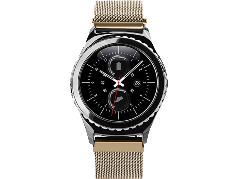 Cuneo rem til Samsung Galaxy Watch Active 2 40/44mm-Champagne