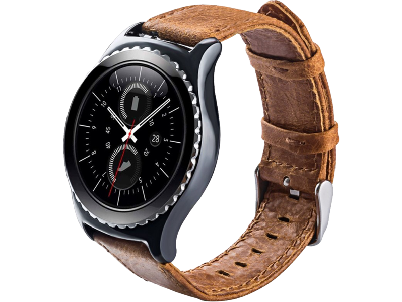 Genuine Læder Rem til Samsung Galaxy Watch 3 41mm-Brun