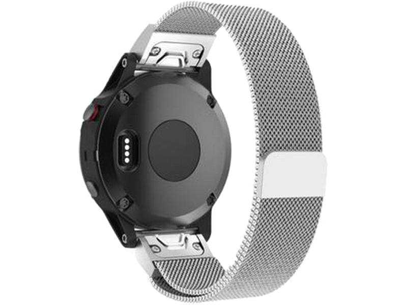 Mesh rem til Garmin Fenix 5S / 5S Plus / 6S / 6S Pro-Sølv