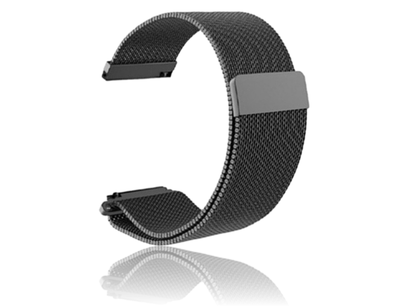 Cuneo Rem Til Garmin Vivomove 3S / Vivoactive 4S-Sort Garmin Vivomove 3S