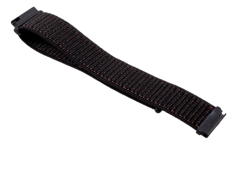 Suwon velcro rem til Samsung Galaxy Watch 3 41mm-Sort