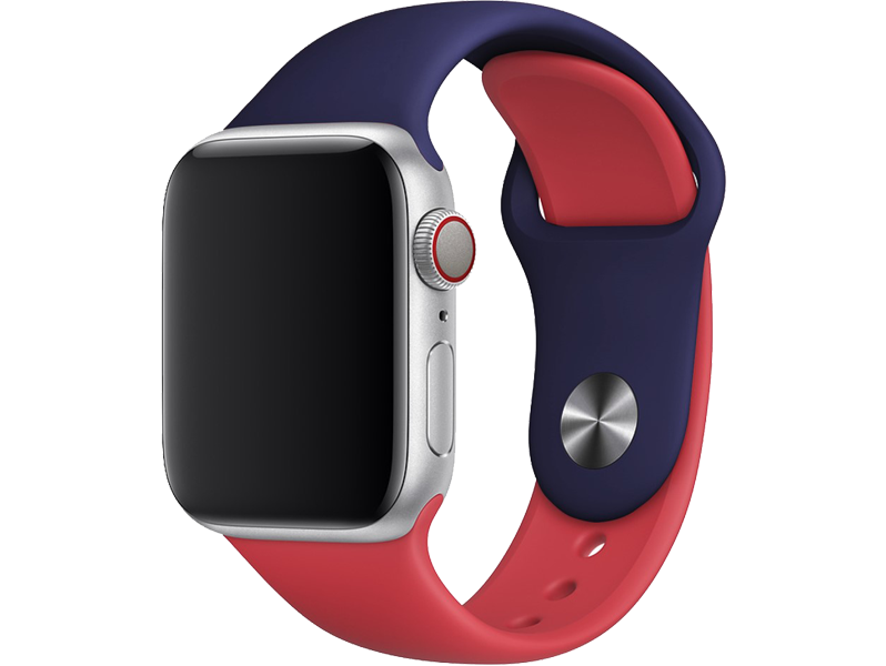 Tofarvet Siliconerem til Apple Watch 4 - 44mm