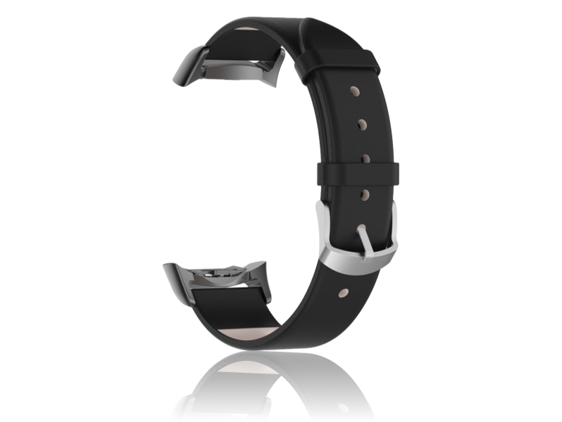 Genuine Læder Rem Til Samsung Gear Fit 2 / Fit 2 Pro