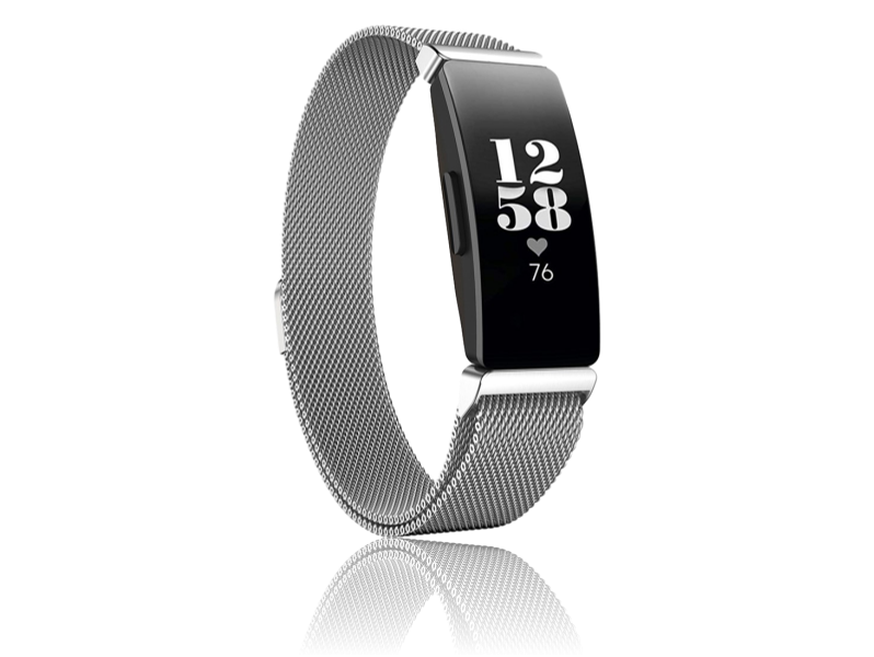 Cuneo rem til Fitbit Inspire / Inspire HR & Fitbit Ace 2-Sølv