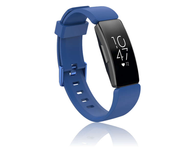 Silicone rem til Fitbit Inspire / Inspire HR & Fitbit Ace 2-Blå