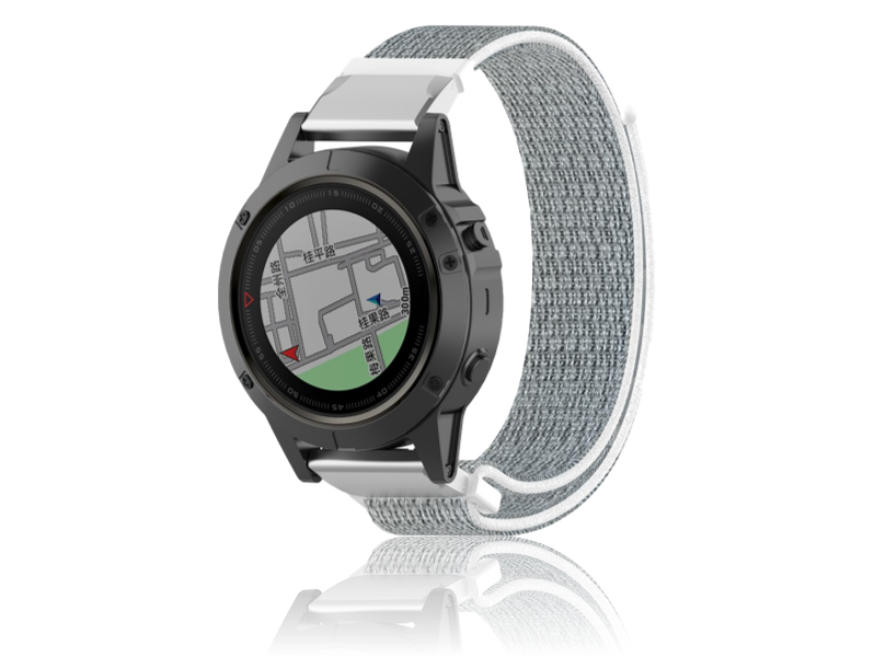 Velcro rem til Garmin Fenix 3 / 3 HR / 5X / 5X Plus / 6X / 6X Pro-Grå