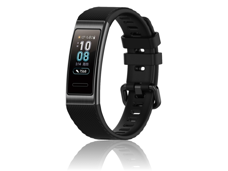 Evermart Silicone Rem Til Huawei Band 3 Pro-Sort Huawei Band 3 Pro